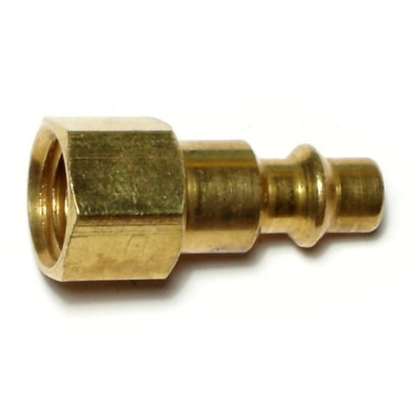 Midwest Fastener 1/4IP Zinc Plated Steel Female Air Hose Connectors 4PK 66525 - main